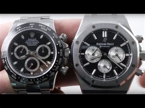 Rolex Daytona vs AP Royal Oak Chronograph; Audemars Piguet 